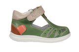 Green Leather Baby Sandals