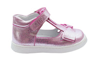 Pink Metallic Leather  - Princess Shoes