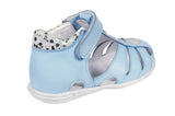 Light Blue Leather - Magic Nuts Sandals
