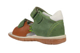 Green Cognac Leather Sandals - Explorer