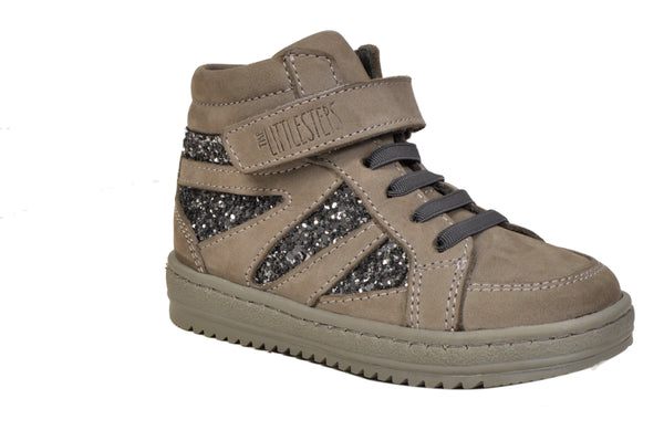 Beige Glitter Nubuck