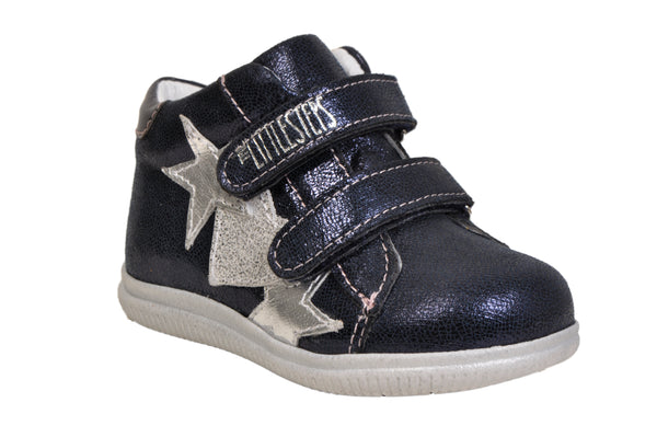 Navy Blue Leather Star