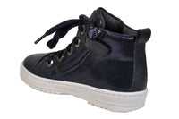 Navy Blue Leather Rock Star